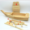 Food grade biodegradable bamboo/wooden sushi boat